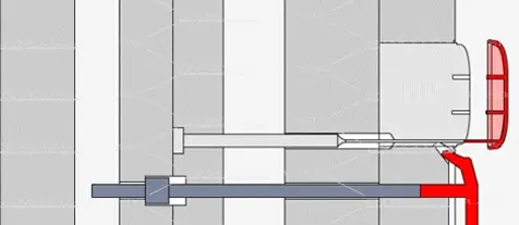 Auswurf system